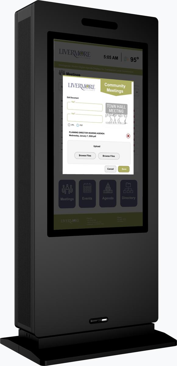 IP-65 55 inches touch screen kiosk dual sided
