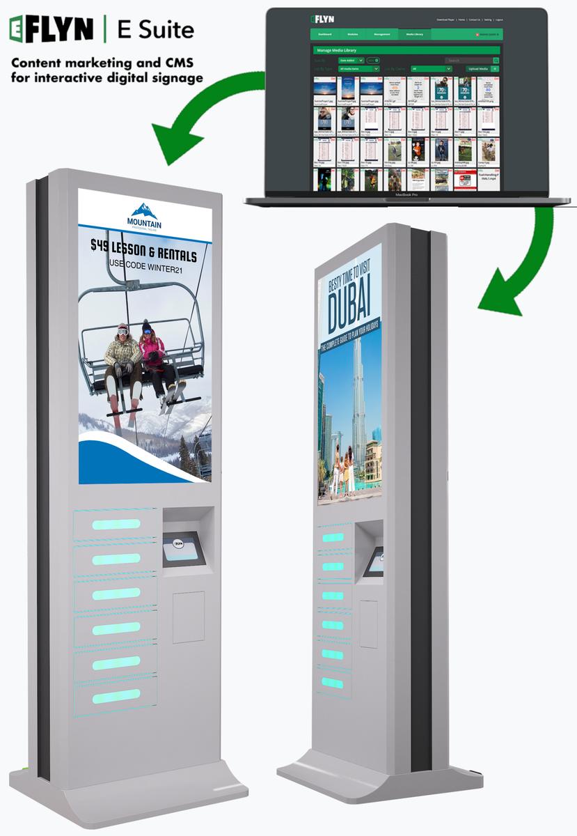 Esuite Cell Charging Stations mockup