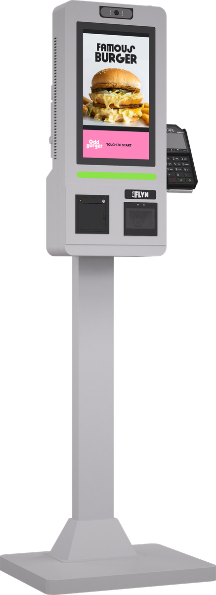 15.6" Flex QSR DONATION SHOPIFY FUNDRAISING without alert – floor standing 7