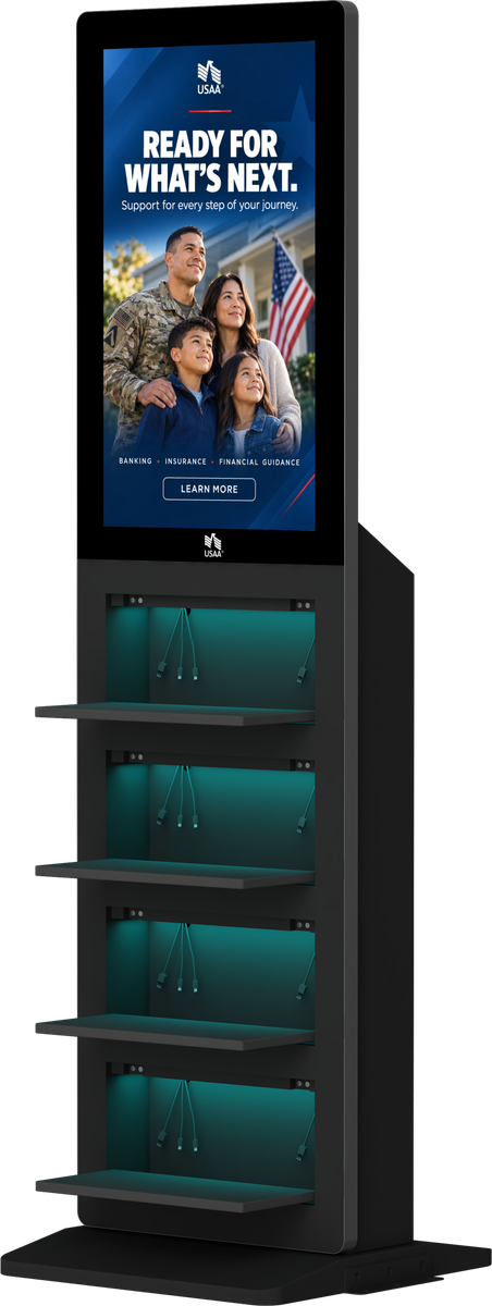 32inches Cellphone opening Charging Kiosk 2