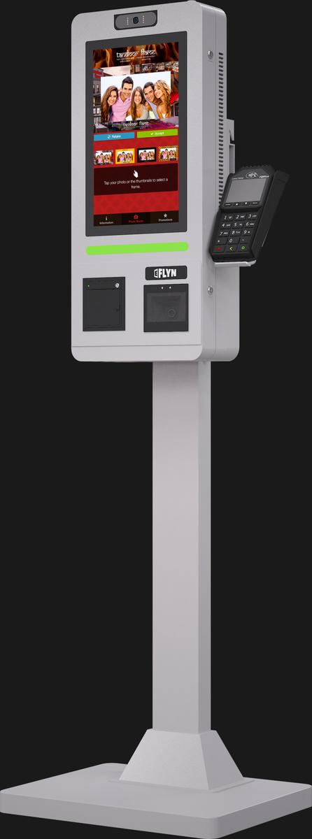 15.6" Flex QSR DONATION SHOPIFY FUNDRAISING without alert – floor standing 6