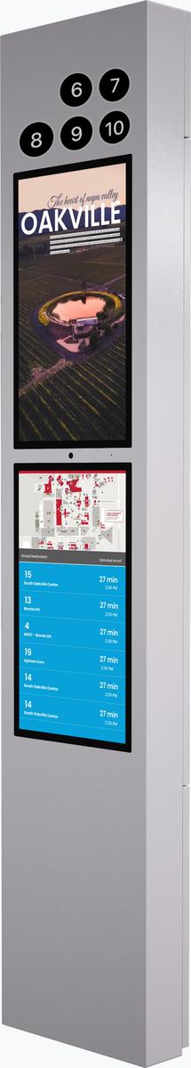 Dual Display Smart Transit Kiosk new 3