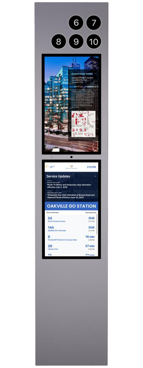 Dual Display Smart Transit Kiosk new 4 feature