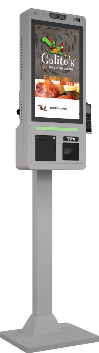 21.5" Flex QSR DONATION SHOPIFY FUNDRAISING without alert – floor standing 9