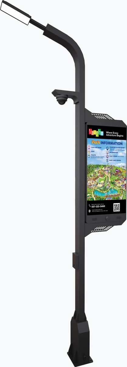 Pole Digital Signage LumiPole LED Digital Signage2