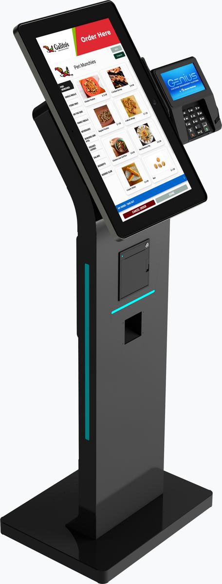 21.5 " Self Ordering Kiosk Max Series Mockup 4