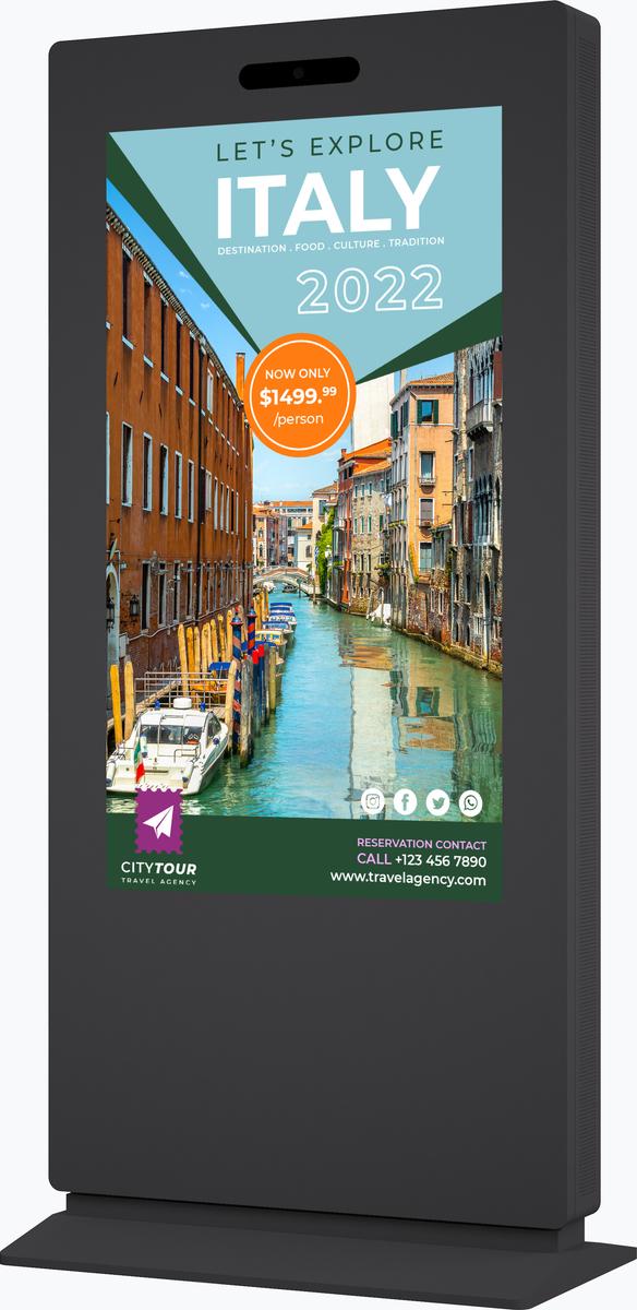 75” Outdoor Digital Signage Non Touch V8 New Series 6