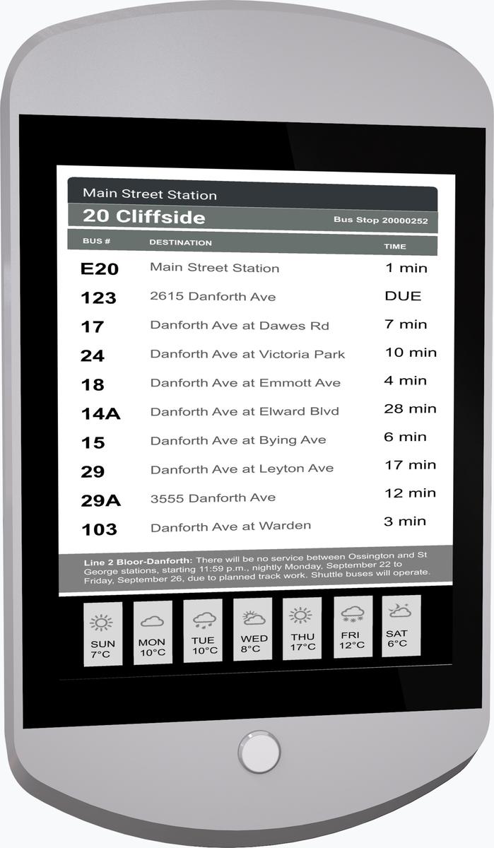 Eflyn 13" Outdoor E-Ink Display mockup 2
