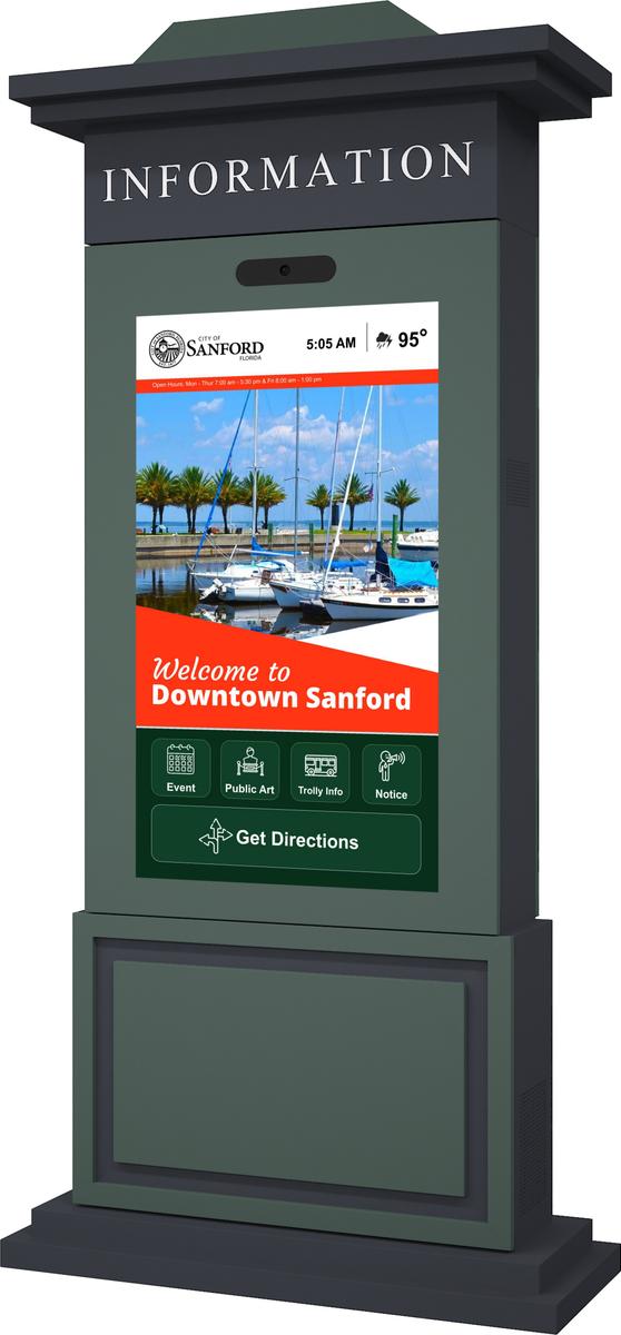 Outdoor Heritage Digital Kiosks for Historic Downtowns & Town Squares 2