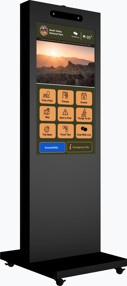 43" M8 Outdoor Kiosk Large Base 2026 – 2