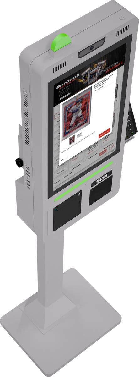 21.5" Flex QSR DONATION SHOPIFY FUNDRAISING with alert – floor standing 3