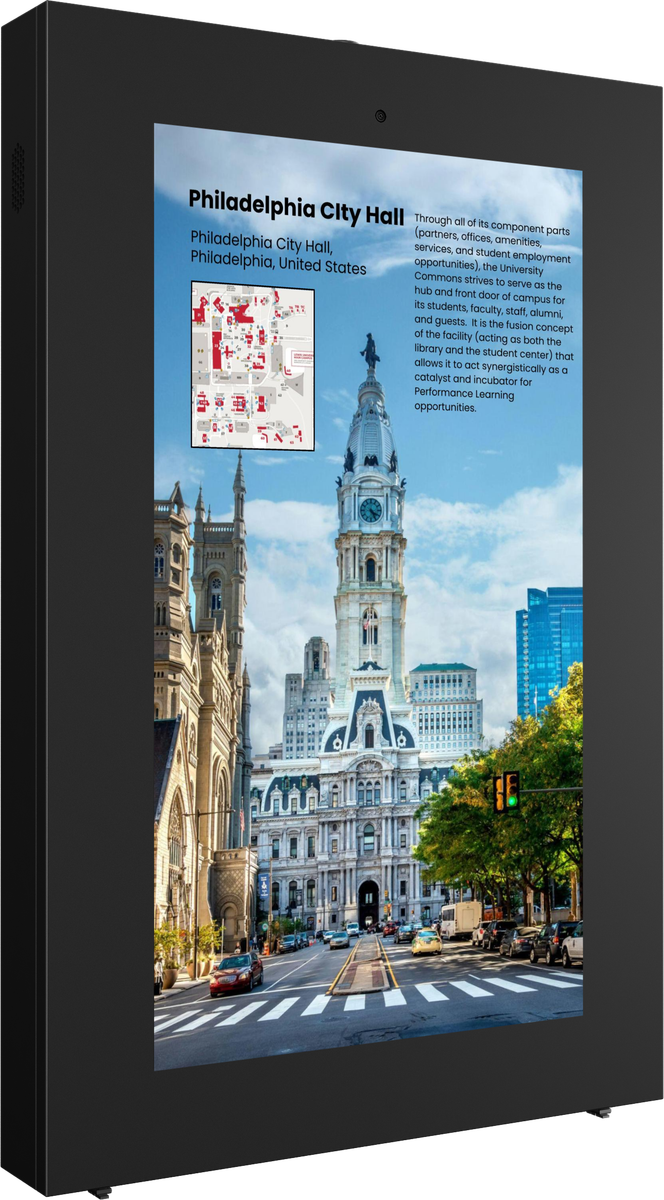 W2E43 Outdoor Wallmount Tablets 43" Touch Screen Digital Signage IP65 – 4