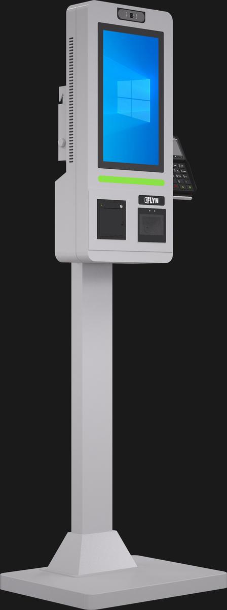 15.6" Flex QSR DONATION SHOPIFY FUNDRAISING without alert – floor standing 3