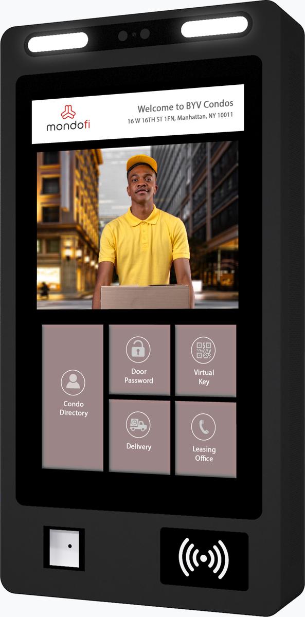 21.5" wallmount munted display mockup 8