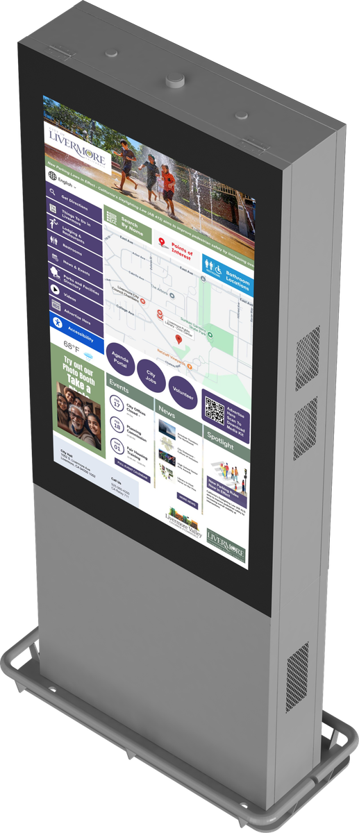 55 inches V8X Series Ocean-Grade IP65 Touchscreen Digital Signage dual sided 9
