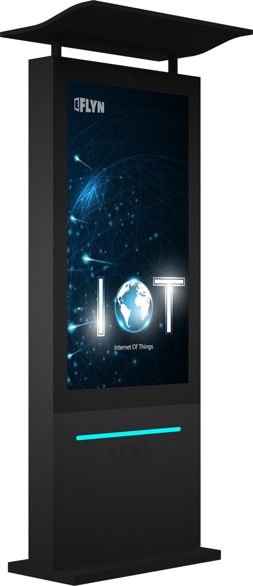 55" Outdoor Drive Thru Digital Menu Board D1 Series Single Screen mockup4