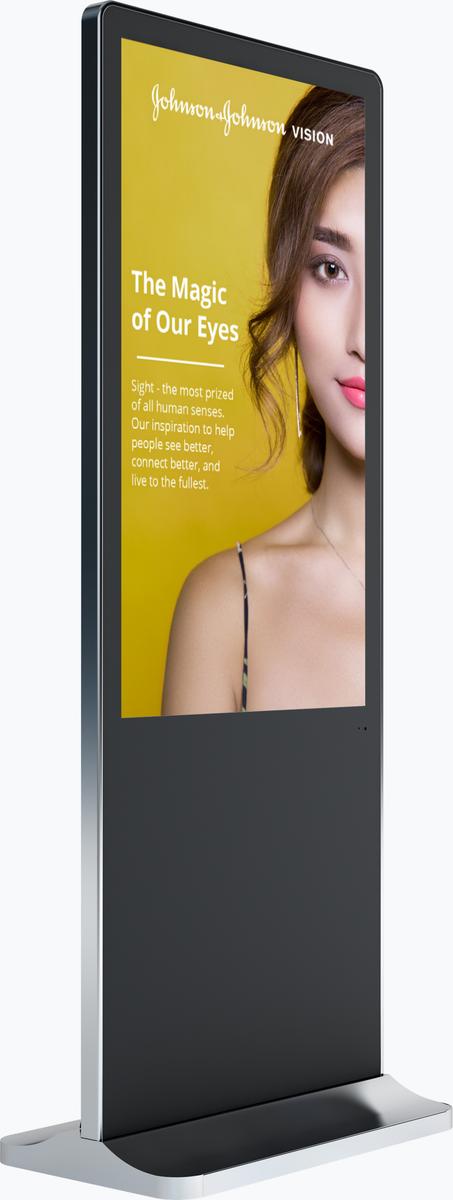 49 inches Floor Standing Touch Screen Digital Signage Mockup 2