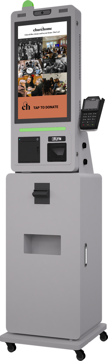 Universal Pay CashBox Cash Acceptor Flex Series self-order kiosks Mockup real image 8