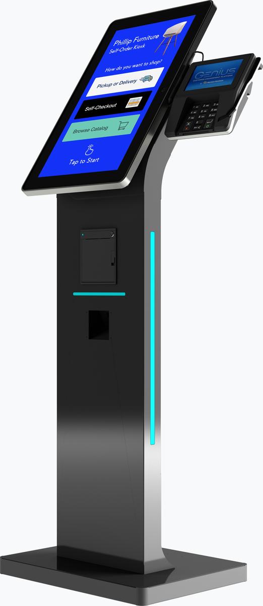 21.5 " Self Ordering Kiosk Max Series Mockup 14