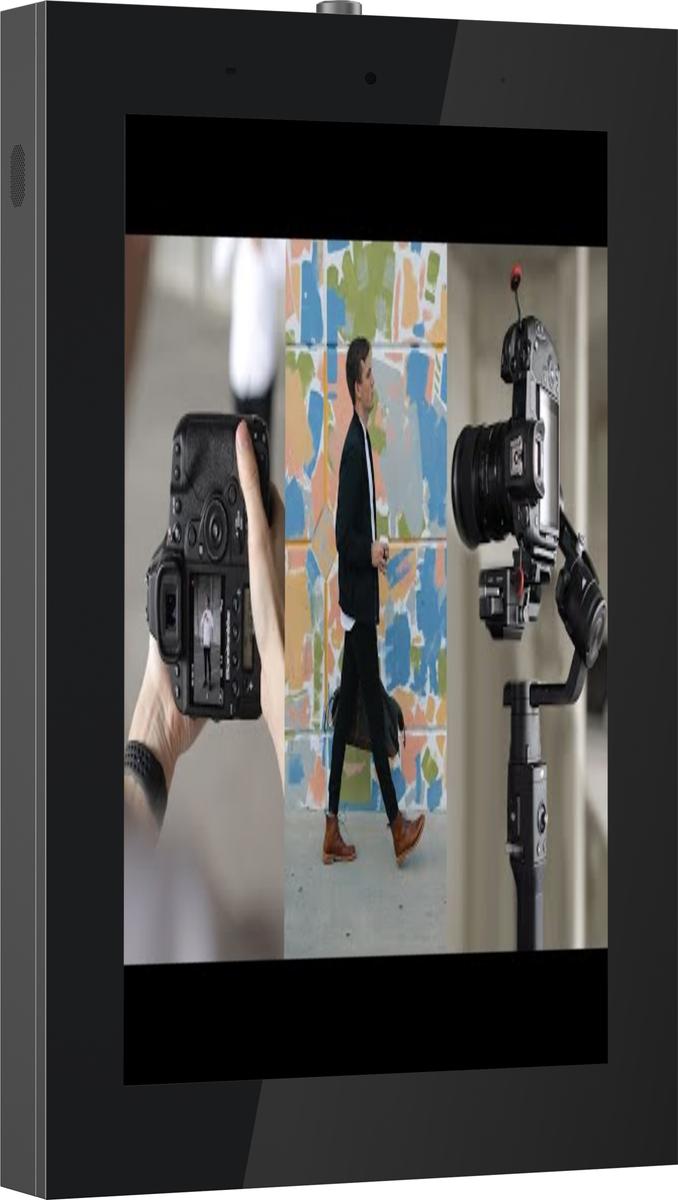 55inches Outdoor Wallmountable Digital Signage Vertical Mockup 3