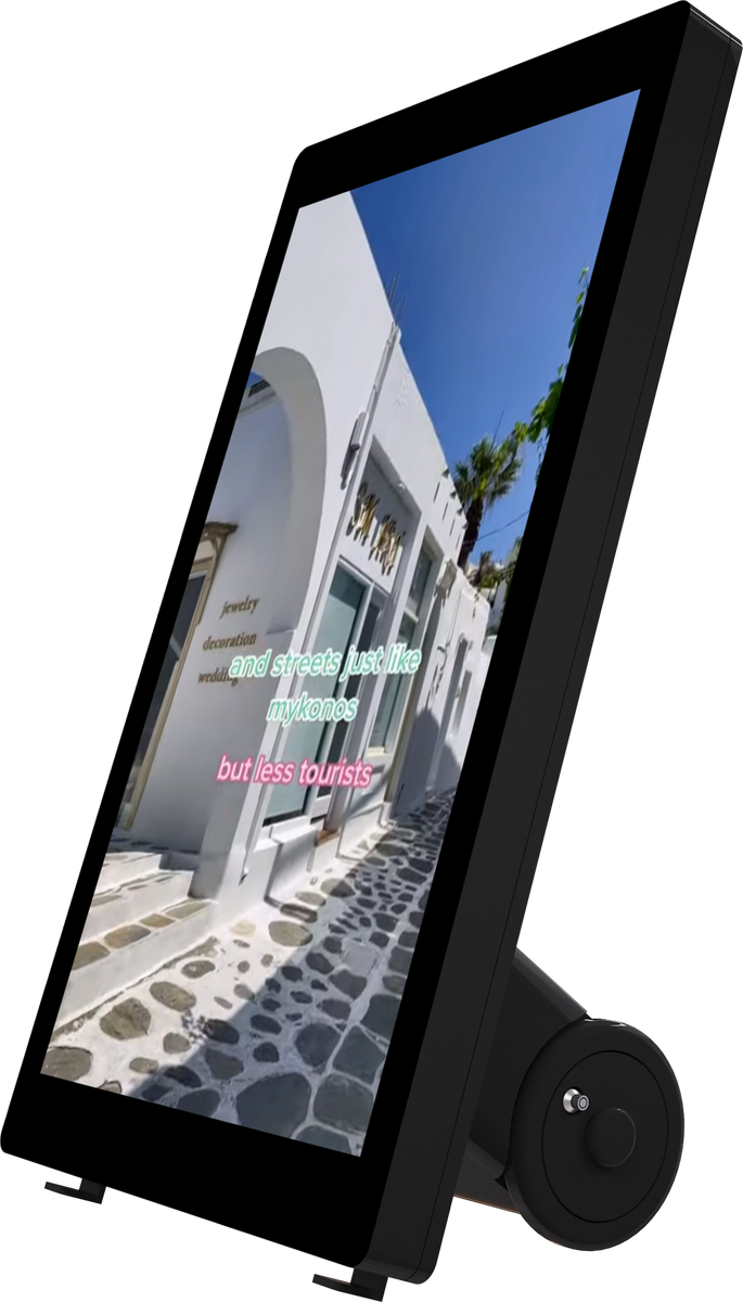 5 Rigel-M Series 43" Portable Outdoor Digital Display A-Board Pro Pavement Signage