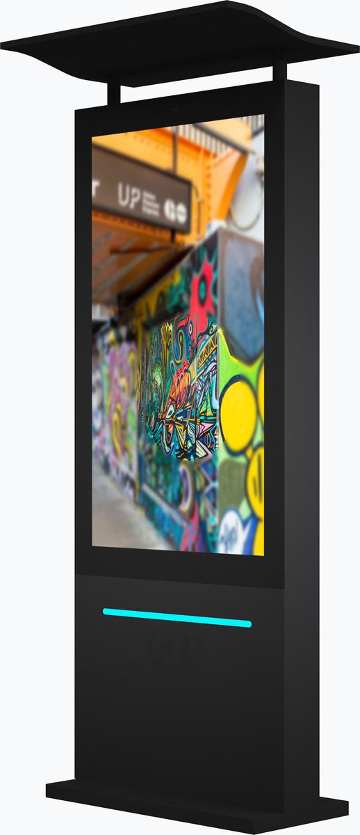 55" Outdoor Drive Thru Digital Menu Board D1 Series Single Screen mockup1