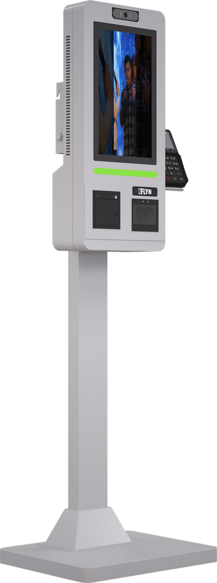 15.6" Flex QSR DONATION SHOPIFY FUNDRAISING without alert – floor standing 3
