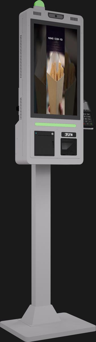 21.5" Flex QSR DONATION SHOPIFY FUNDRAISING with alert – floor standing 9