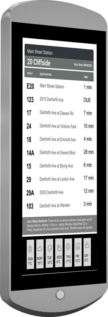 Eflyn 23″ Outdoor E-Ink Display mockup 1