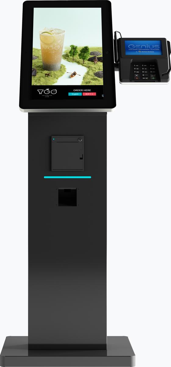 21.5 " Self Ordering Kiosk Max Series Mockup 4