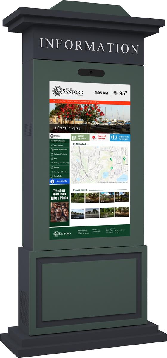 Outdoor Heritage Digital Kiosks for Historic Downtowns & Town Squares 3