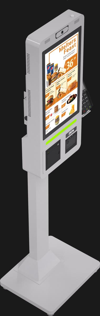 21.5" Flex QSR DONATION SHOPIFY FUNDRAISING without alert – floor standing 8