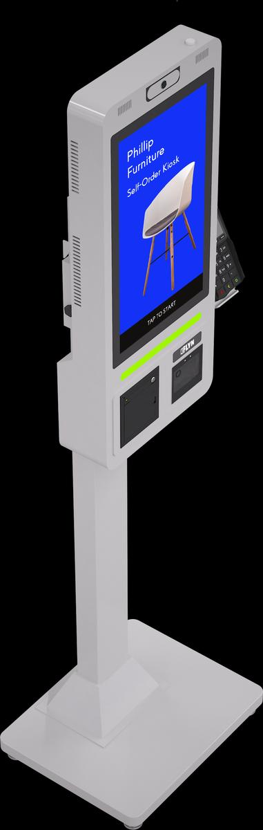 21.5" Flex QSR DONATION SHOPIFY FUNDRAISING without alert – floor standing 8