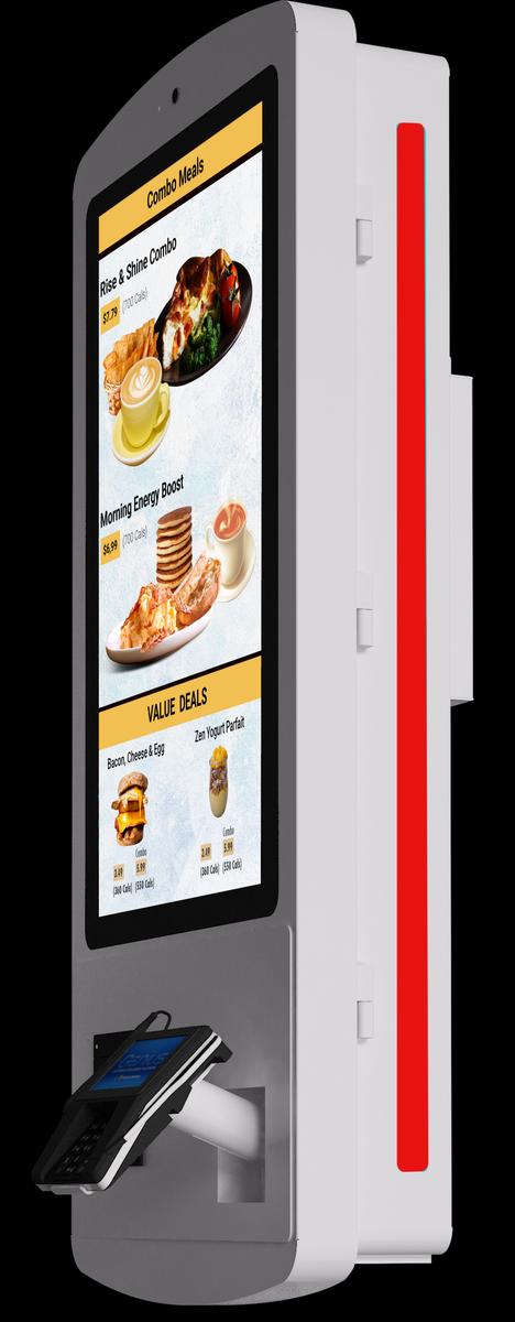 Eflyn 32" Self Order Kiosks Pro Series Mockup 2- RBG