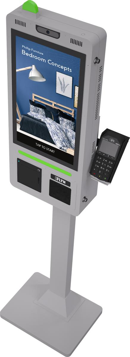21.5" Flex QSR DONATION SHOPIFY FUNDRAISING with alert – floor standing6