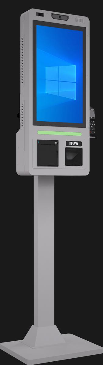 21.5" Flex QSR DONATION SHOPIFY FUNDRAISING without alert – floor standing 9