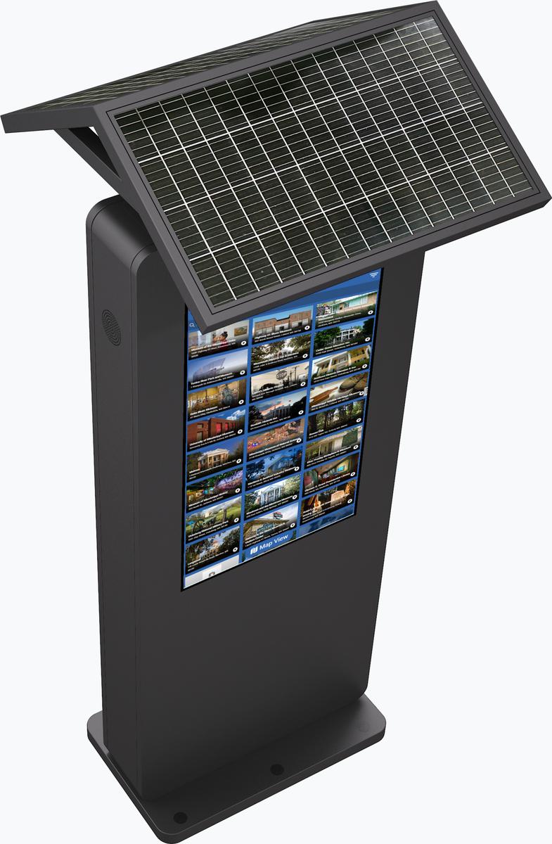 Eflyn Solaris Outdoor Solar Digital Signage mockup 4