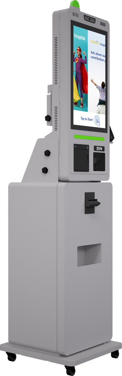 Universal Pay CashBox Cash Acceptor Flex Series self-order kiosks Mockup real image 5
