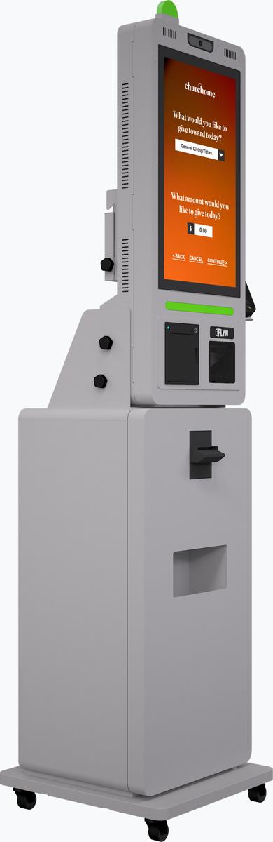 Universal Pay CashBox Cash Acceptor Flex Series self-order kiosks Mockup real image 5