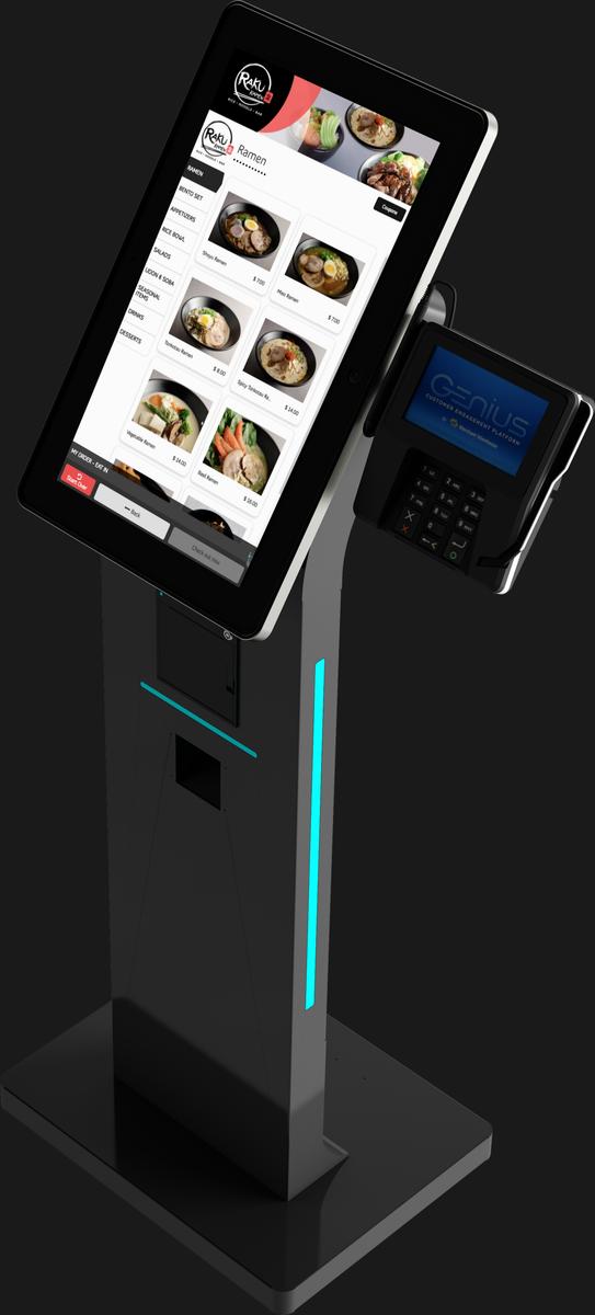 21.5 " Self Ordering Kiosk Max Series Mockup 12