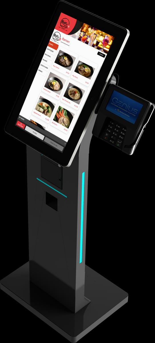 21.5 " Self Ordering Kiosk Max Series Mockup 5