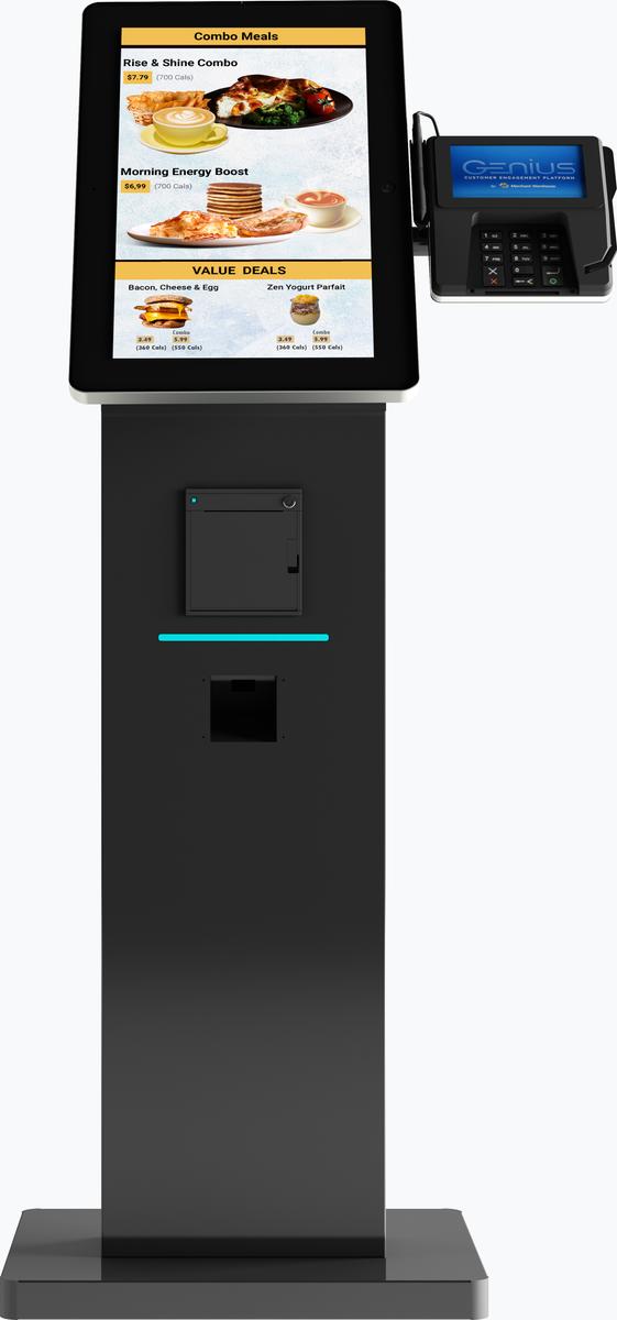 21.5 " Self Ordering Kiosk Max Series Mockup 11