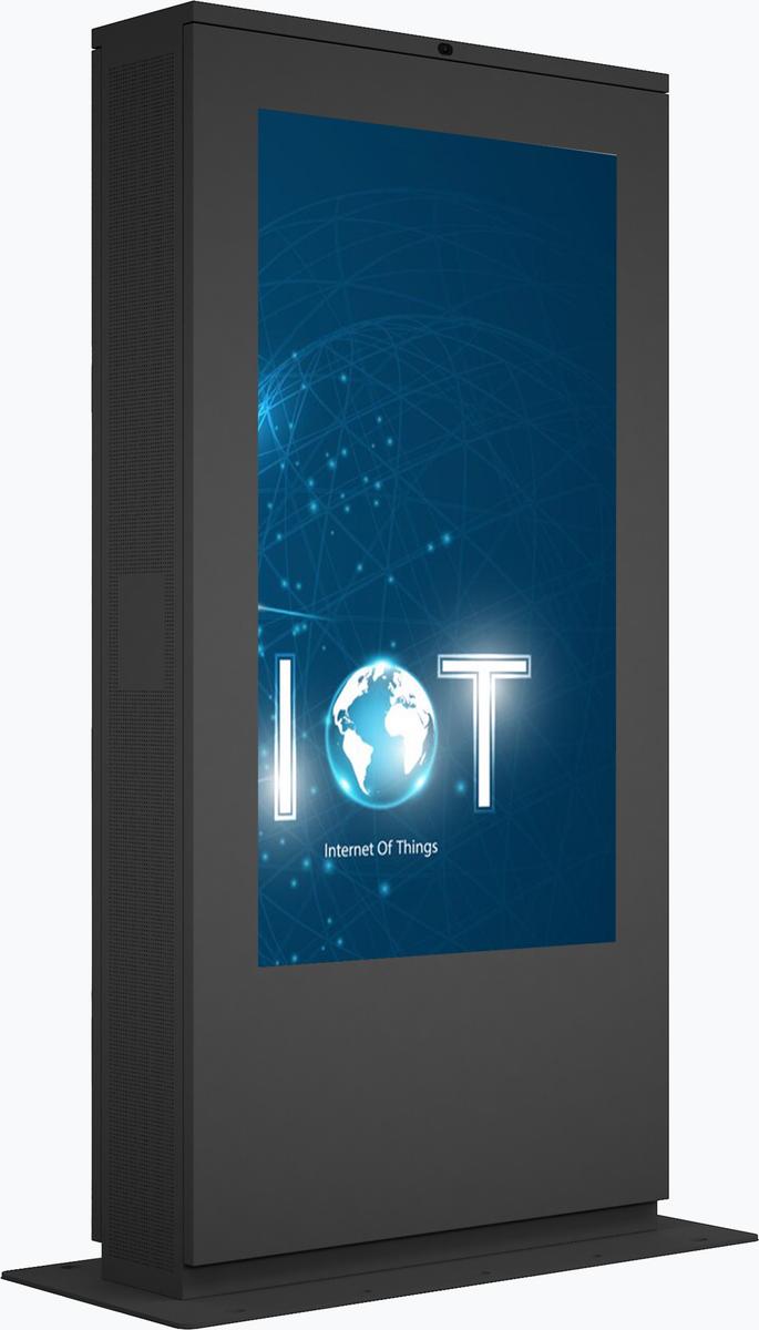 75 Double Sided High Brightness Outdoor LCD Monitor Mockup 6