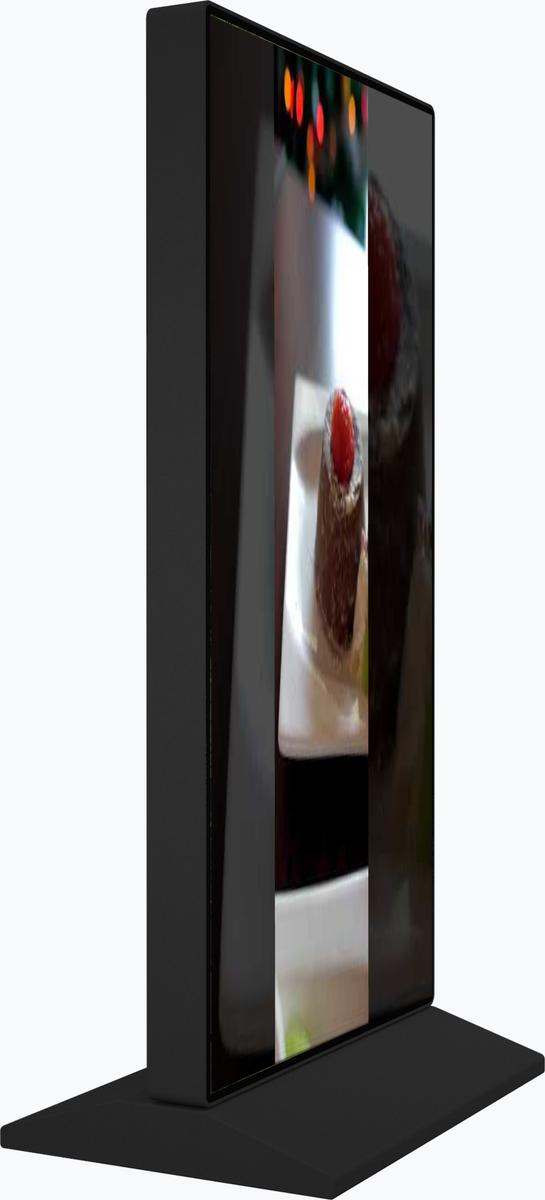 P2.5 Indoor Free Standing Display 960x1920mm High Brightness Non Touch Black Mockup 2