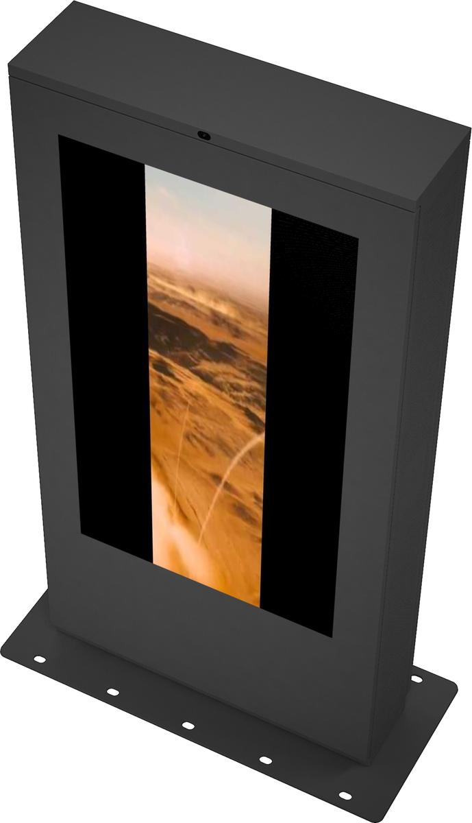 75 Double Sided High Brightness Outdoor LCD Monitor Mockup 3