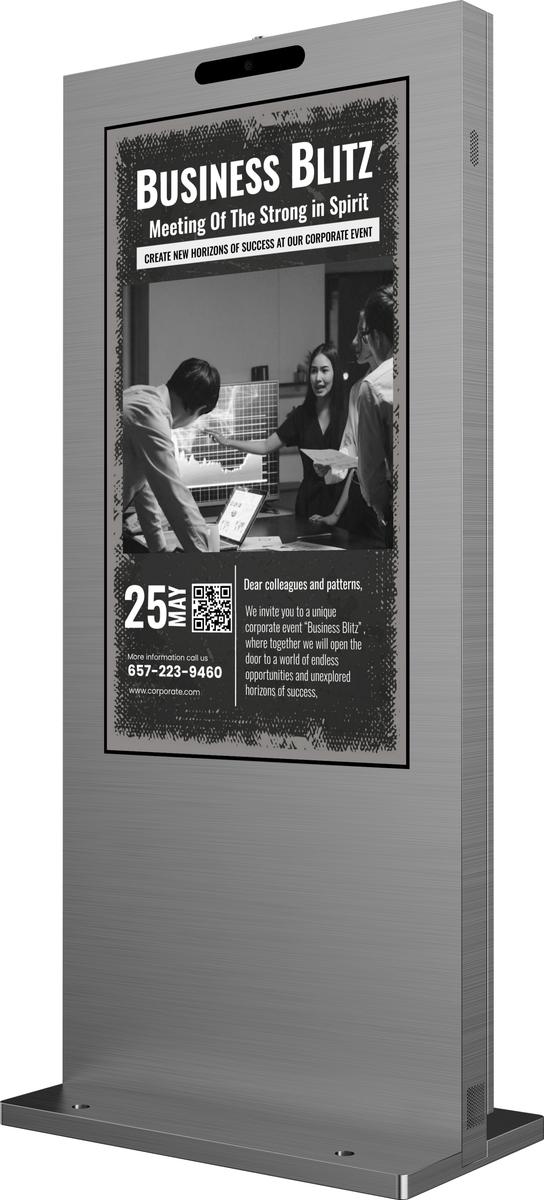 Outdoor SteelGuard 65" Touch Screen Digital Signage 3