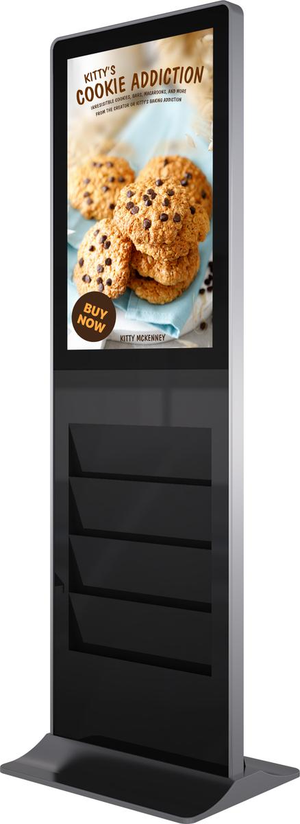 32 inches Floor Standing Interactive Capacitive Multitouch Kiosk mockup 6