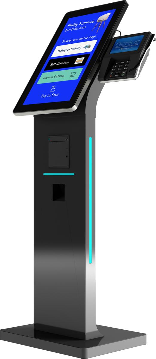 21.5 " Self Ordering Kiosk Max Series Mockup 14