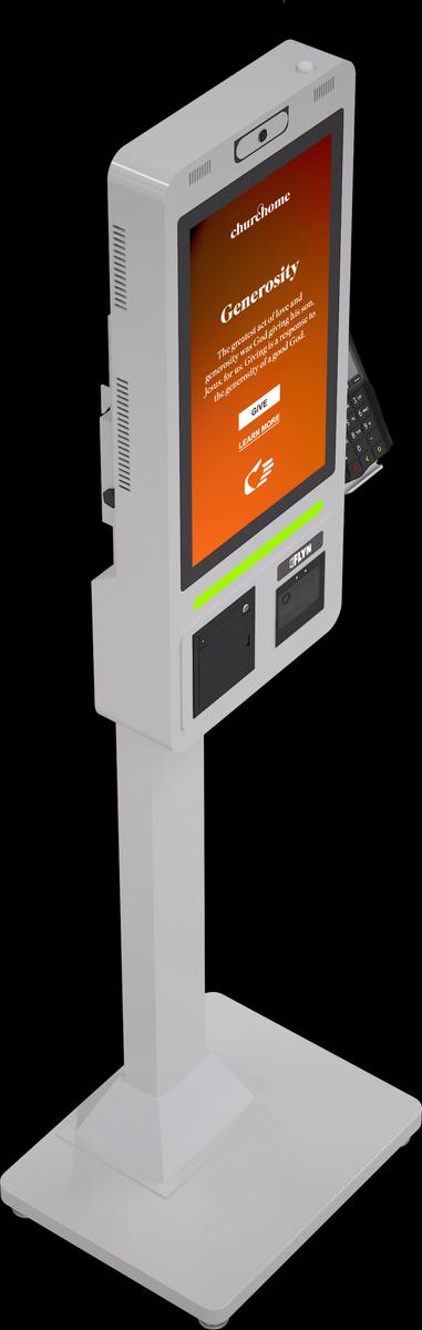 21.5" Flex QSR DONATION SHOPIFY FUNDRAISING without alert – floor standing 8