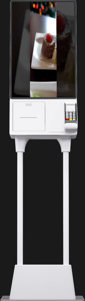 Samsung Self Checkout Kiosk Model KM24A Mockup 3